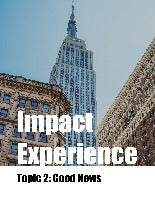 Impact Experience - Good News