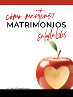Keeping Marriages Healthy Workbook (Spanish)